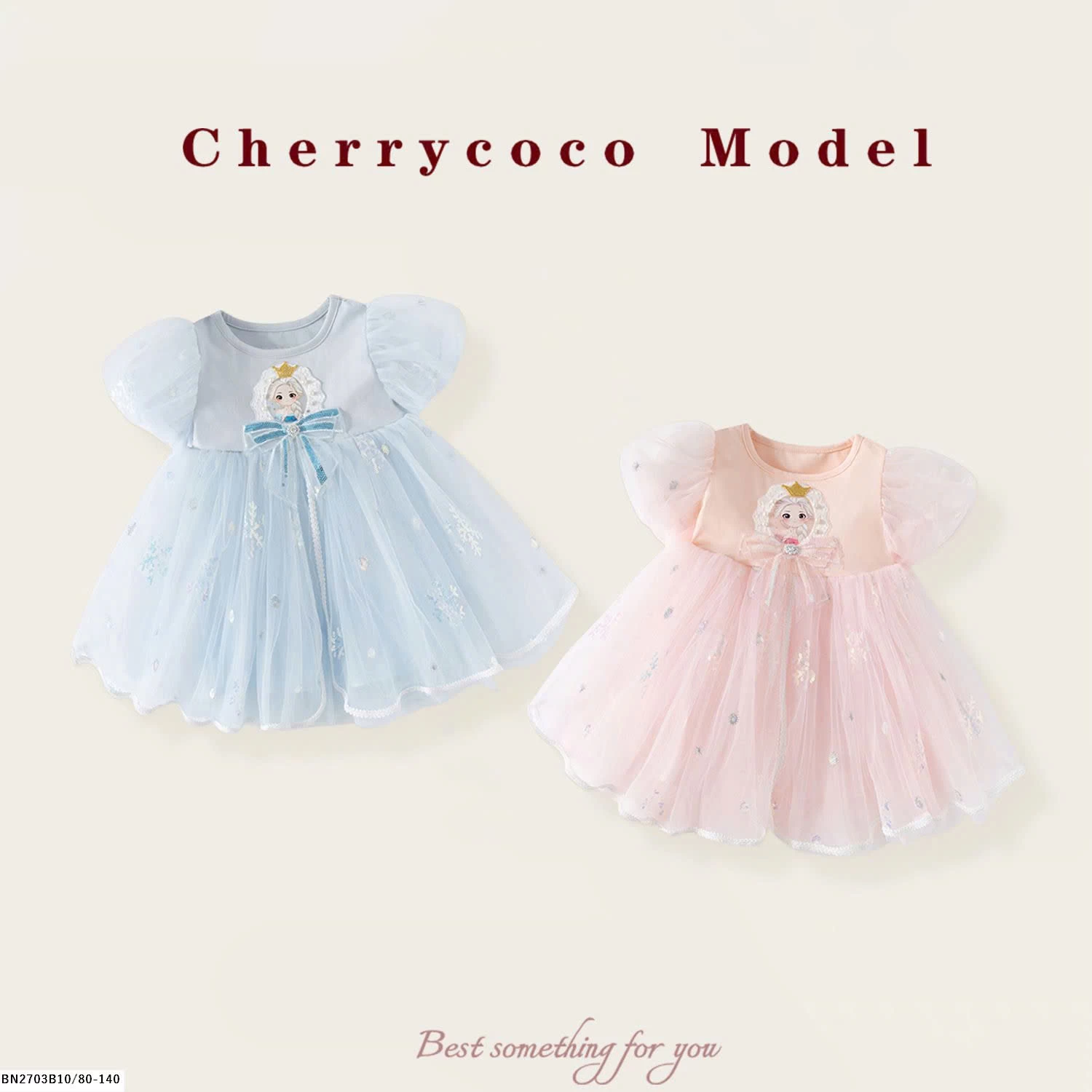 VÁY CÔNG CHÚA ELSA CHO BÉ GÁI CHERRYCOCO