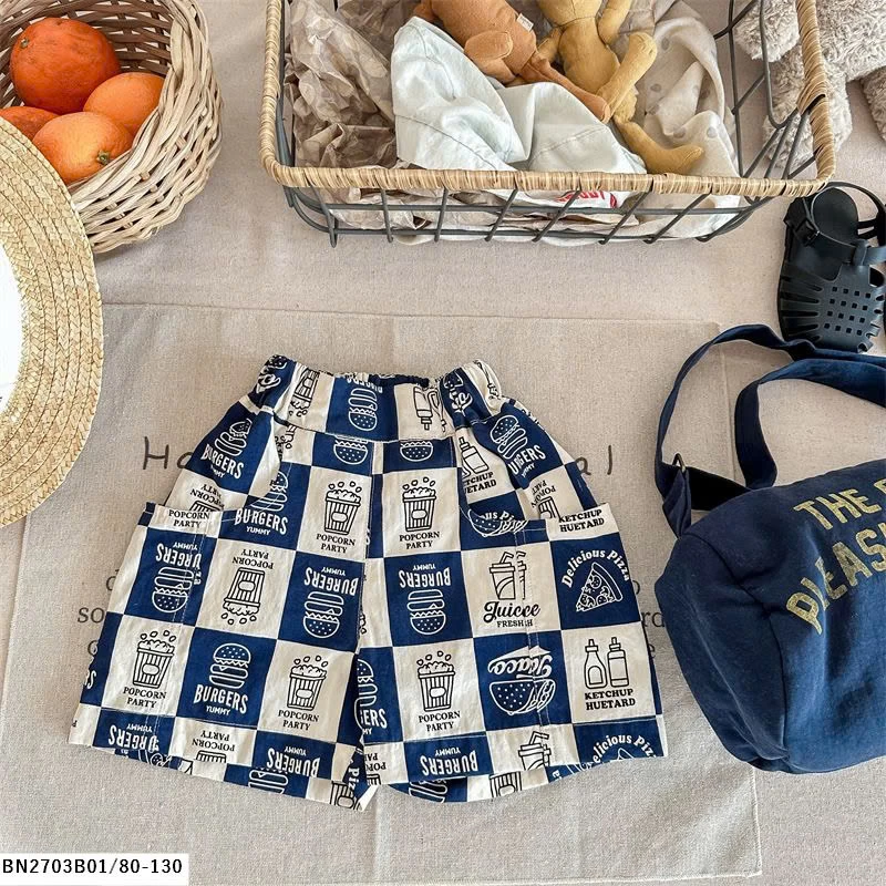 SHORT THÔ FAST FOOD ADBABY