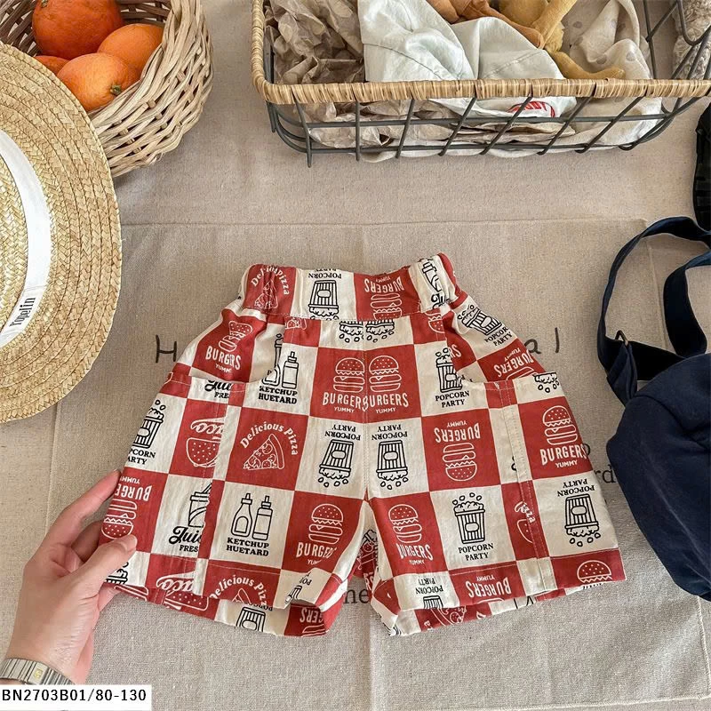 SHORT THÔ FAST FOOD ADBABY