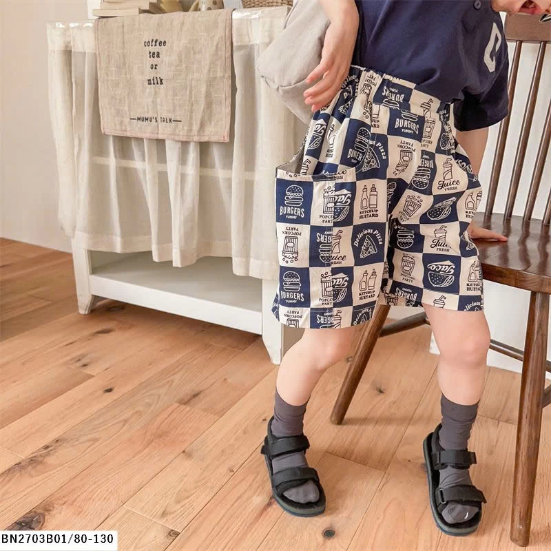 SHORT THÔ FAST FOOD ADBABY