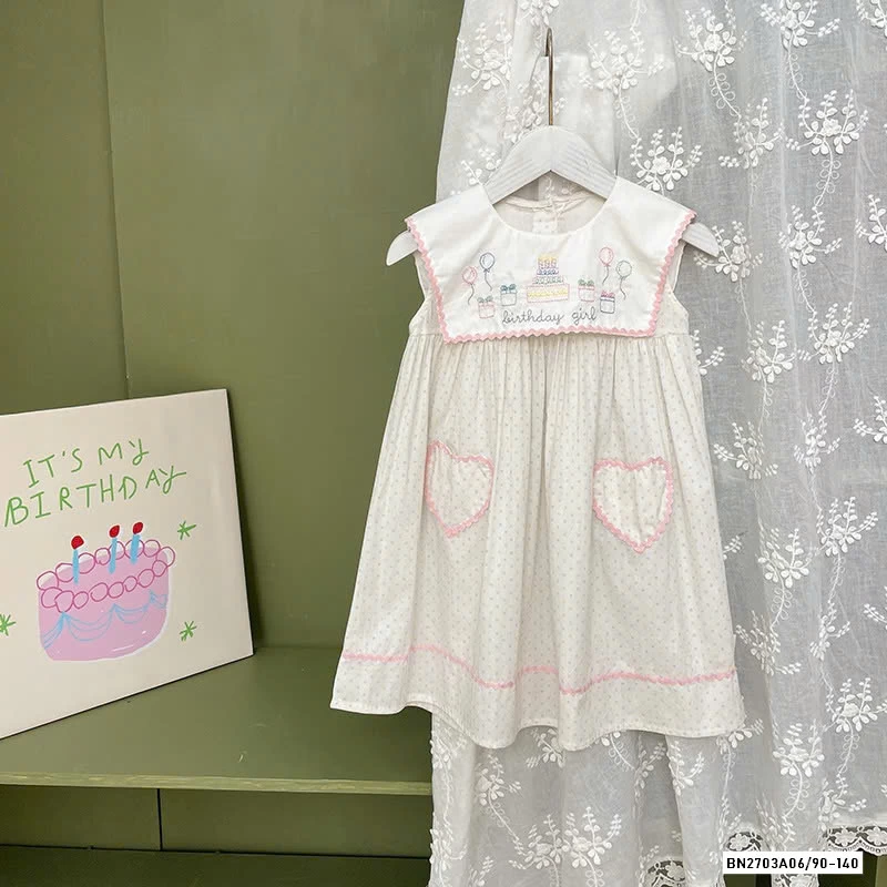 ĐẦM BIRTHDAY CỔ VUÔNG PREMIUM