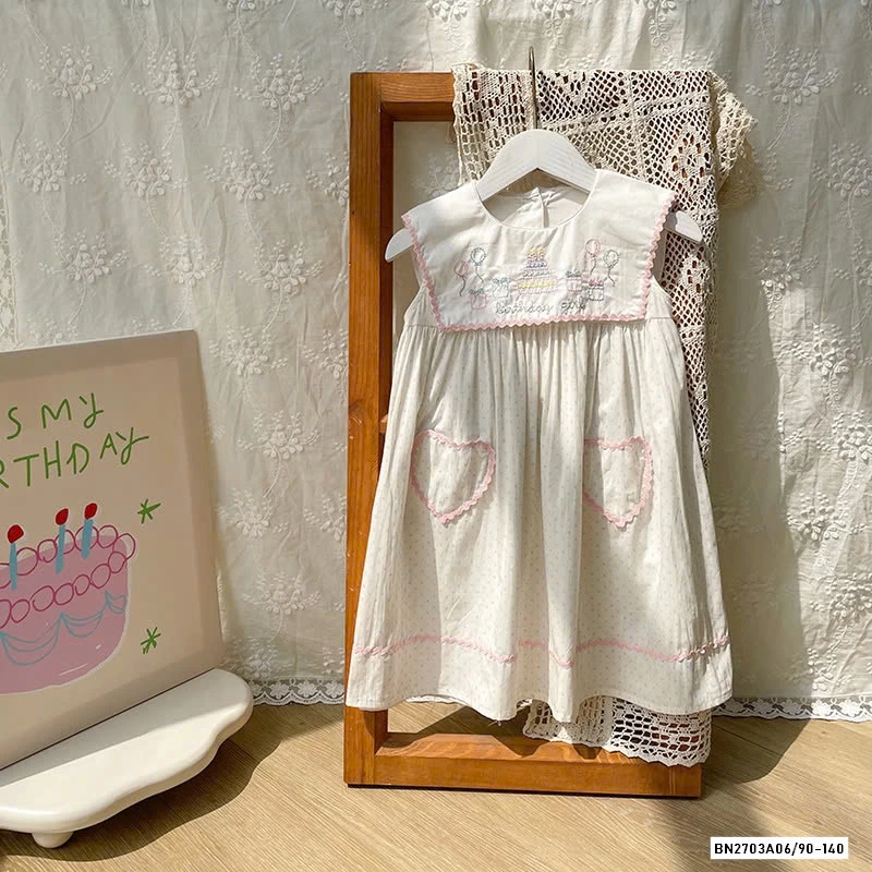 ĐẦM BIRTHDAY CỔ VUÔNG PREMIUM