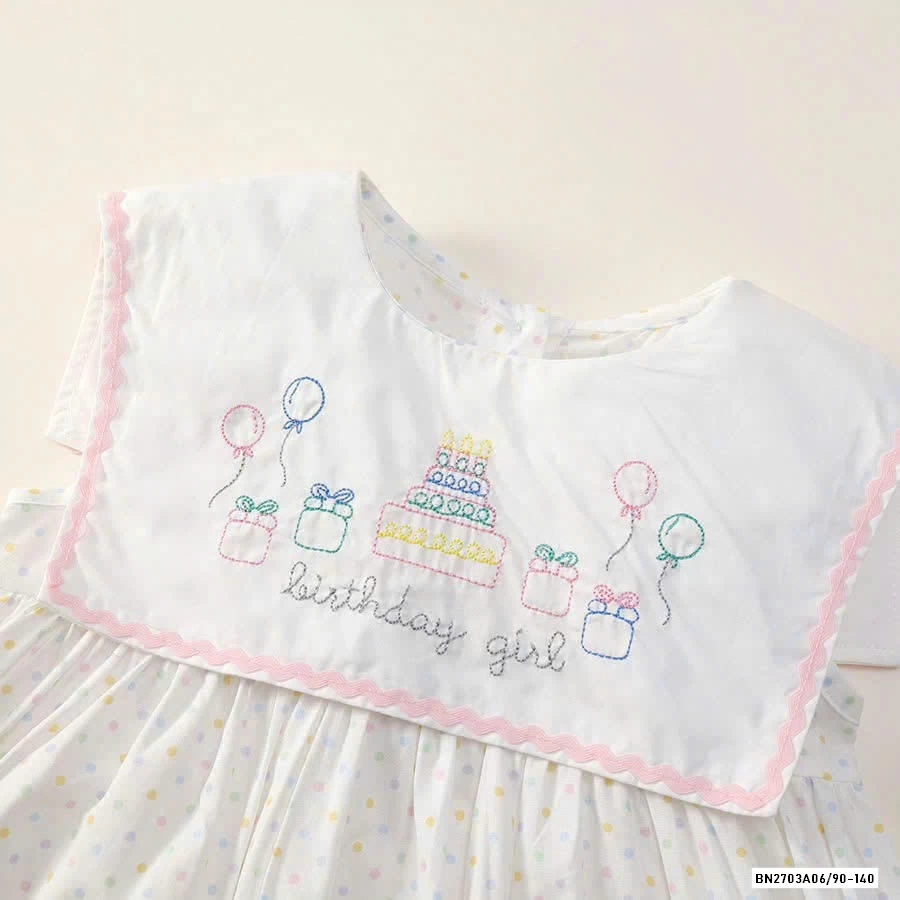 ĐẦM BIRTHDAY CỔ VUÔNG PREMIUM