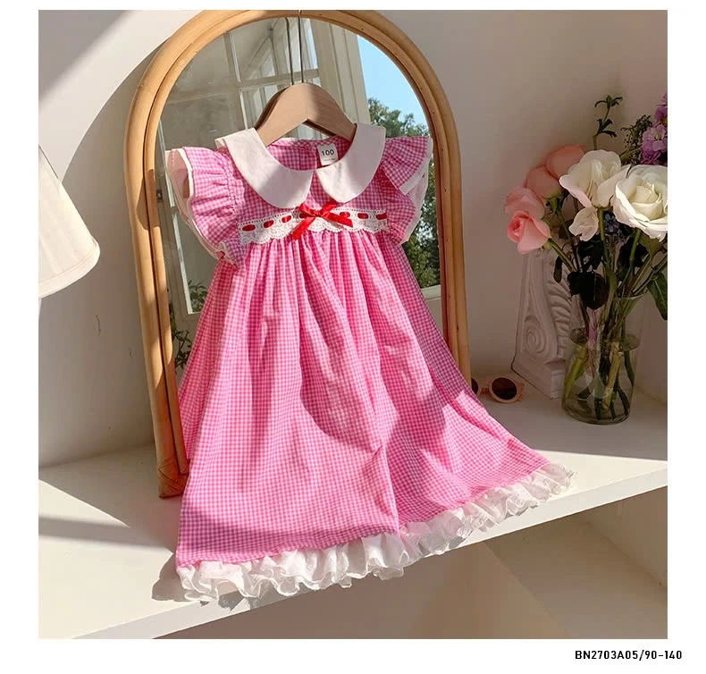 ĐẦM CARO CÁNH TIÊN CỔ SEN