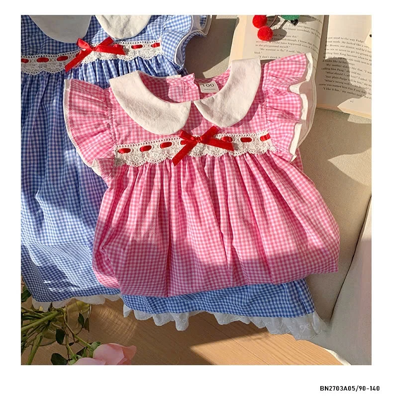 ĐẦM CARO CÁNH TIÊN CỔ SEN