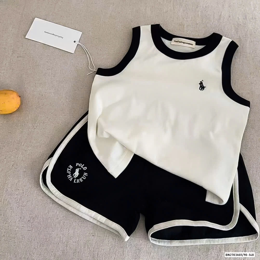 BỘ SÁT NÁCH THỂ THAO THEU LOGO mmGGbaby