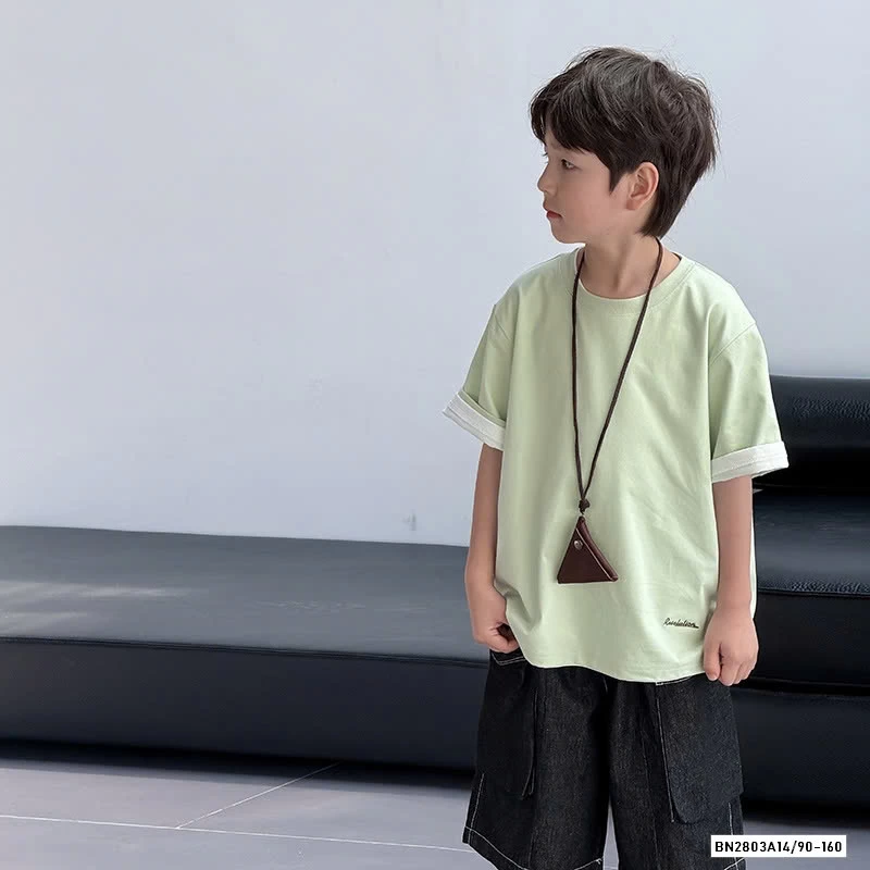 ÁO THUN TRƠN CỔ TRÒN 25B125 AMBB