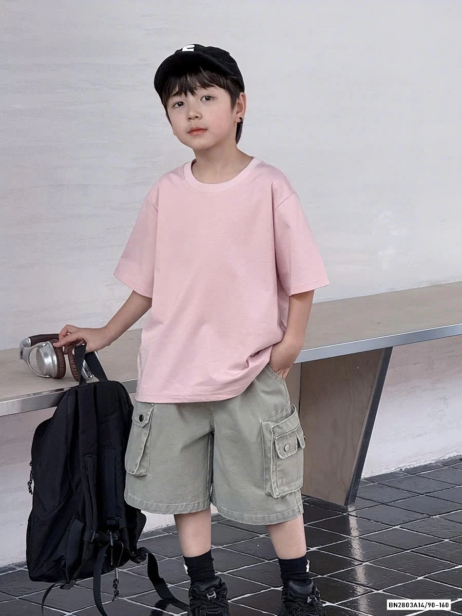 ÁO THUN TRƠN CỔ TRÒN 25B125 AMBB