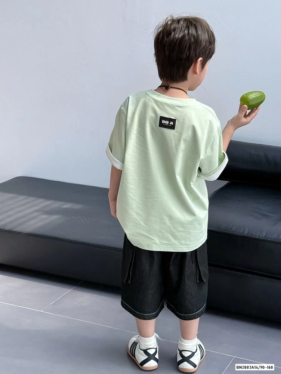 ÁO THUN TRƠN CỔ TRÒN 25B125 AMBB