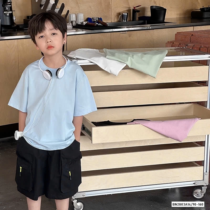 ÁO THUN TRƠN CỔ TRÒN 25B125 AMBB