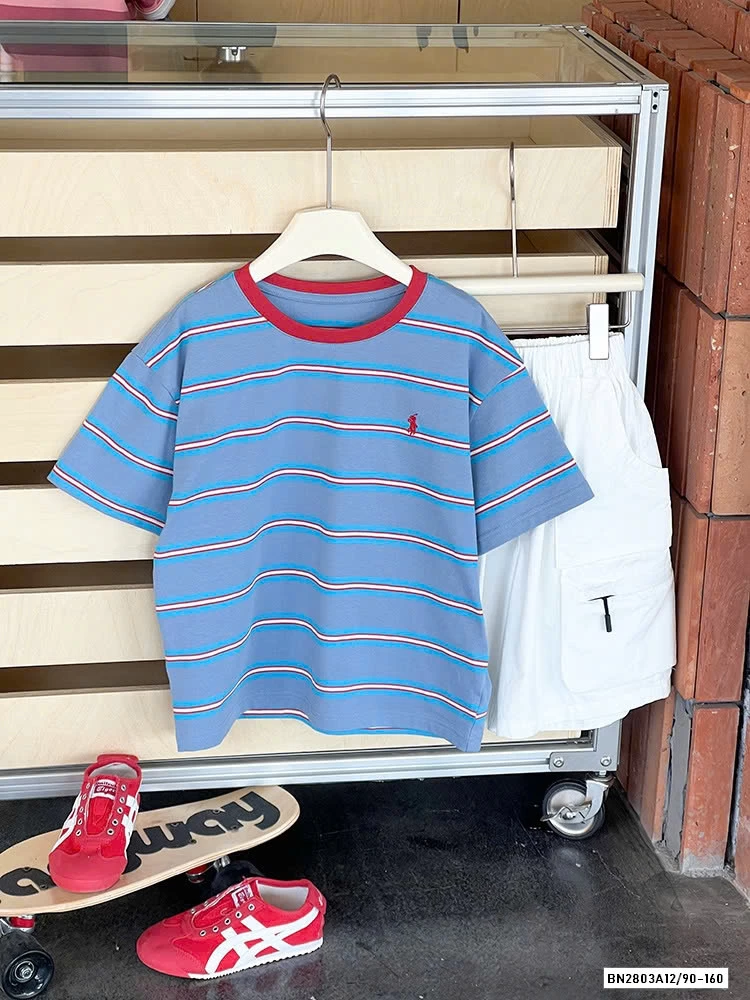 ÁO THUN PHỐI MÀU TAY AMBB