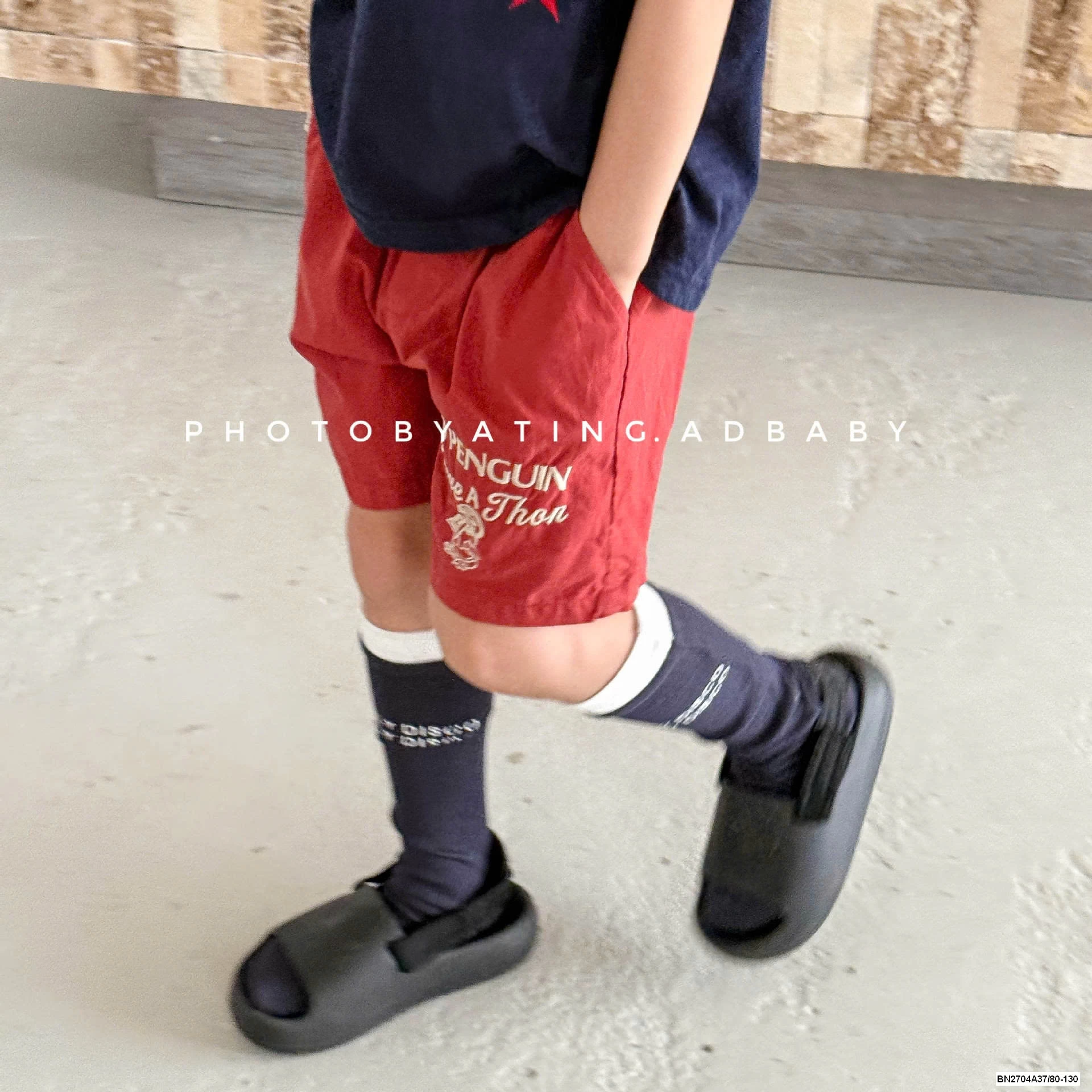 SHORT THÔ MỀM PHỐI MÀU ADBABY