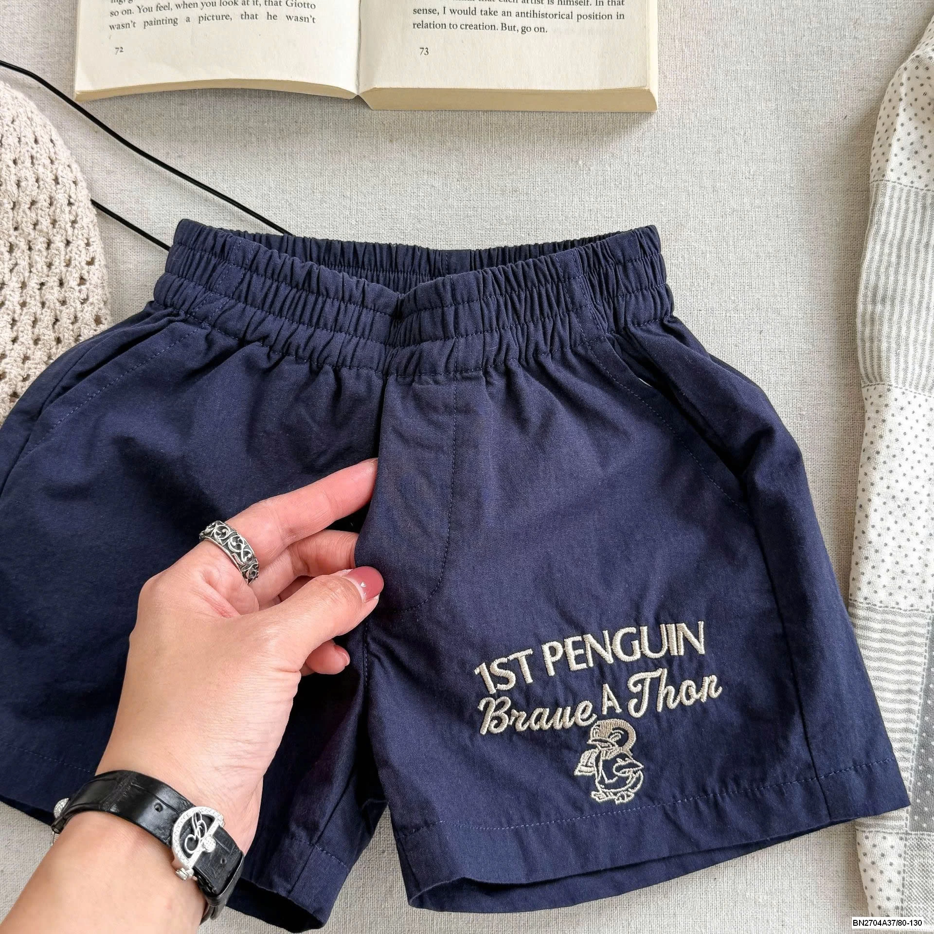 SHORT THÔ MỀM PHỐI MÀU ADBABY