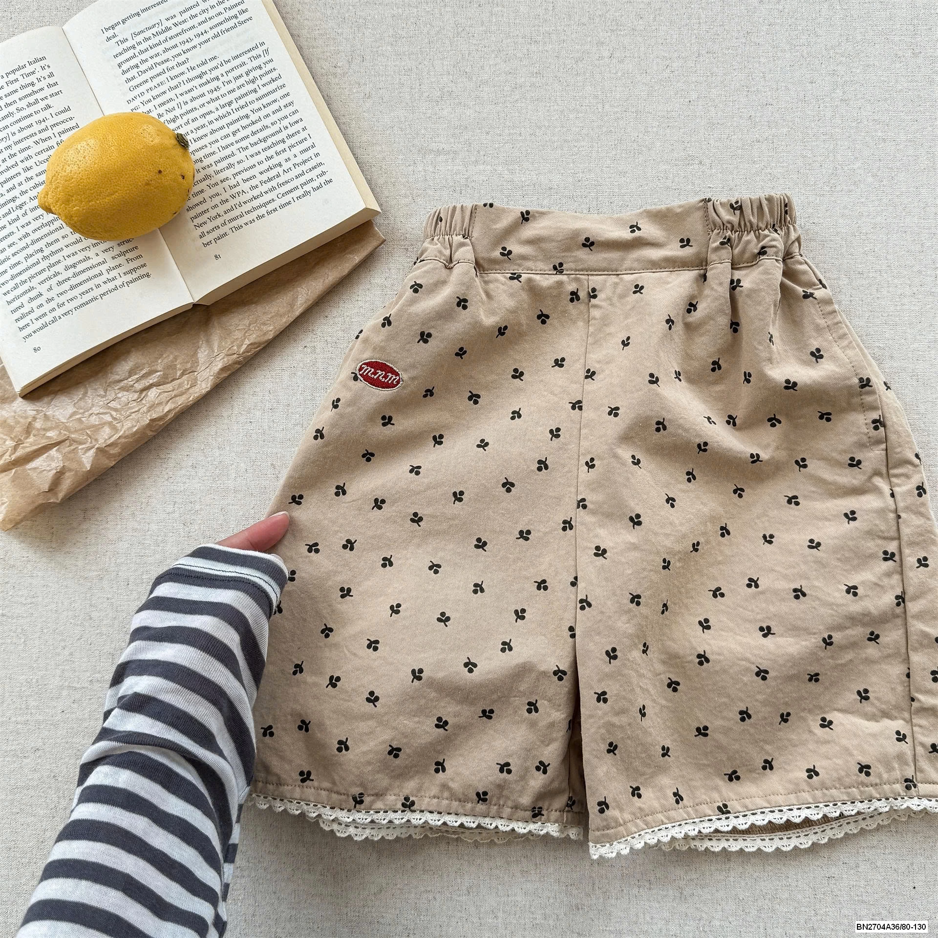 SHORT THÔ IN HOA NHÍ ADBABY