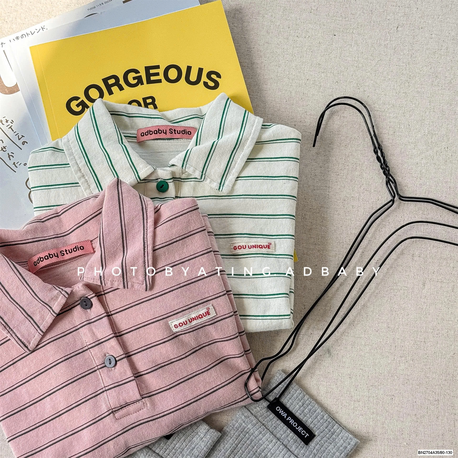 POLO KẺ NGANG ADBABY