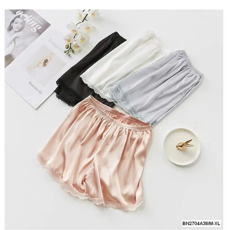 SHORT LỤA VIỀN REN