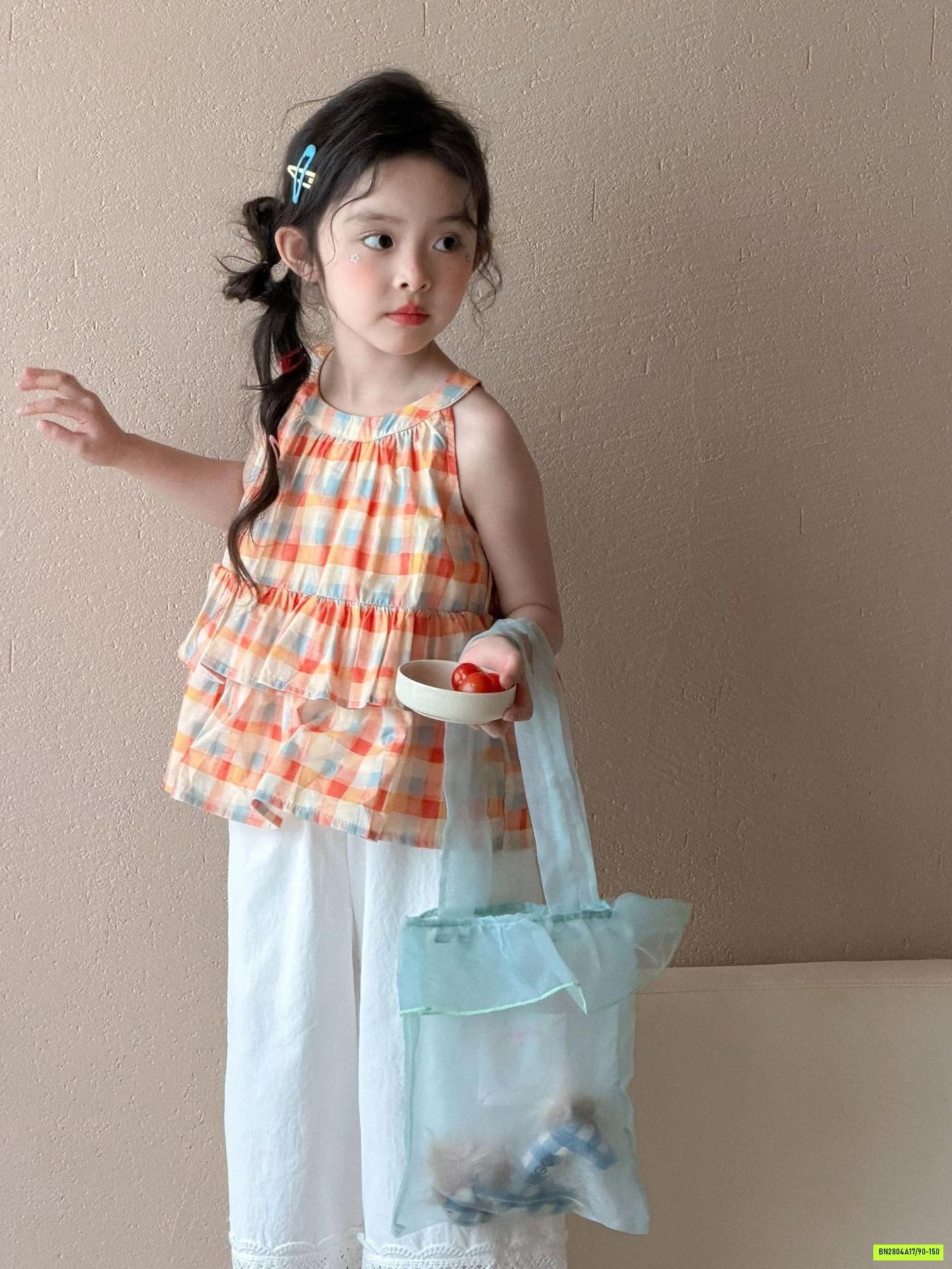 ÁO BABYDOLL CAM MIX QUẦN SUÔNG