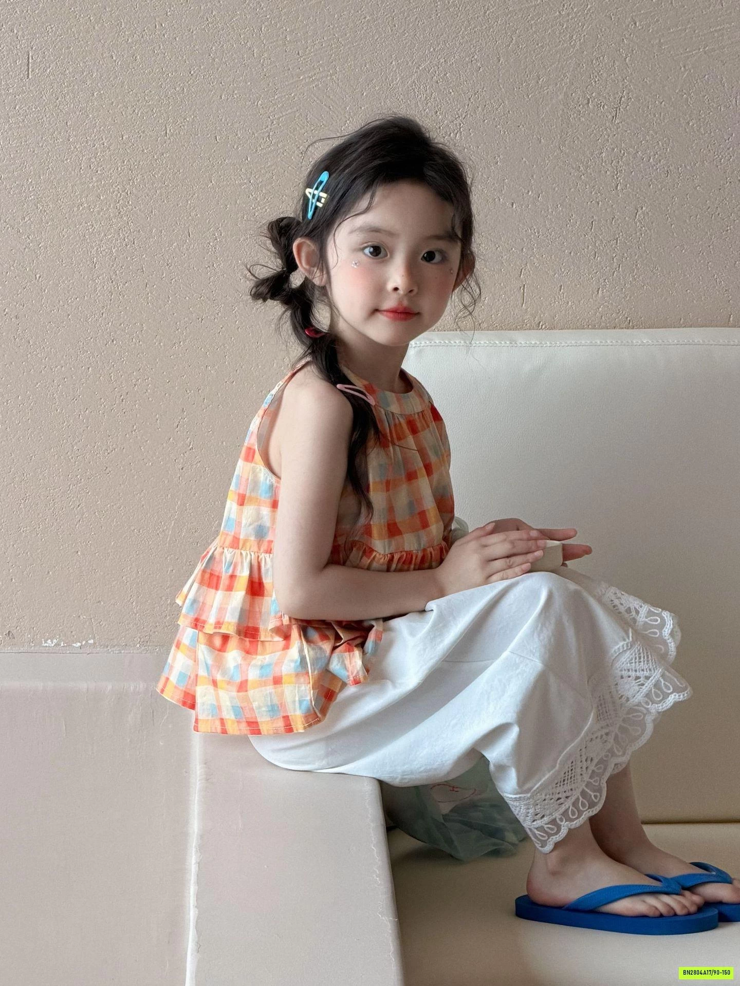 ÁO BABYDOLL CAM MIX QUẦN SUÔNG