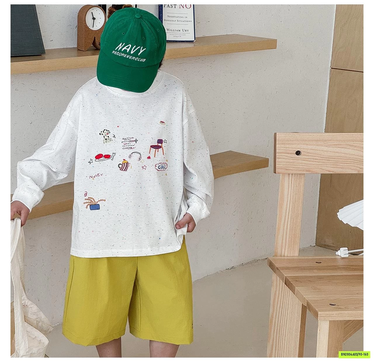 SHORT GIÓ IN CHỮ AOAO