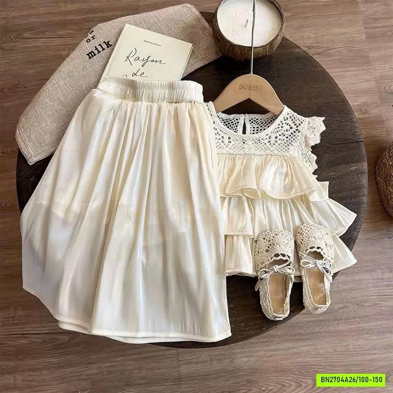 SÉT ÁO BÈO TẦNG MIX QUẦN ỐNG RỘNG