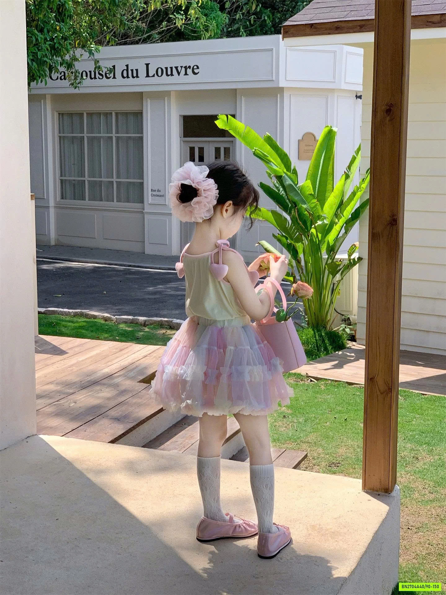 ÁO 2 DÂY MIX CV TUTU SẮC MÀU