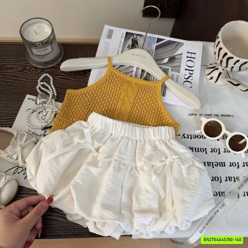 SÉT ÁO YẾM MIX QUẦN BÍ