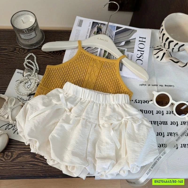 SÉT ÁO YẾM MIX QUẦN BÍ