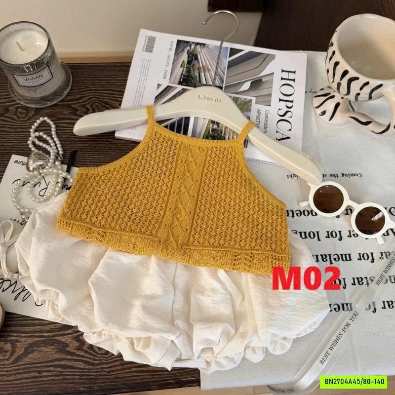 SÉT ÁO YẾM MIX QUẦN BÍ