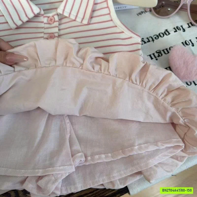 SÉT POLO KẺ MIX CV BÍ