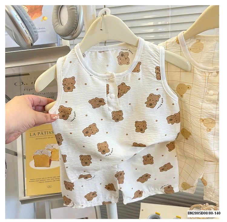 BỘ BA LỖ VẢI XÔ CHO BÉ