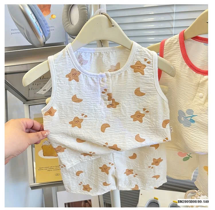 BỘ BA LỖ VẢI XÔ CHO BÉ