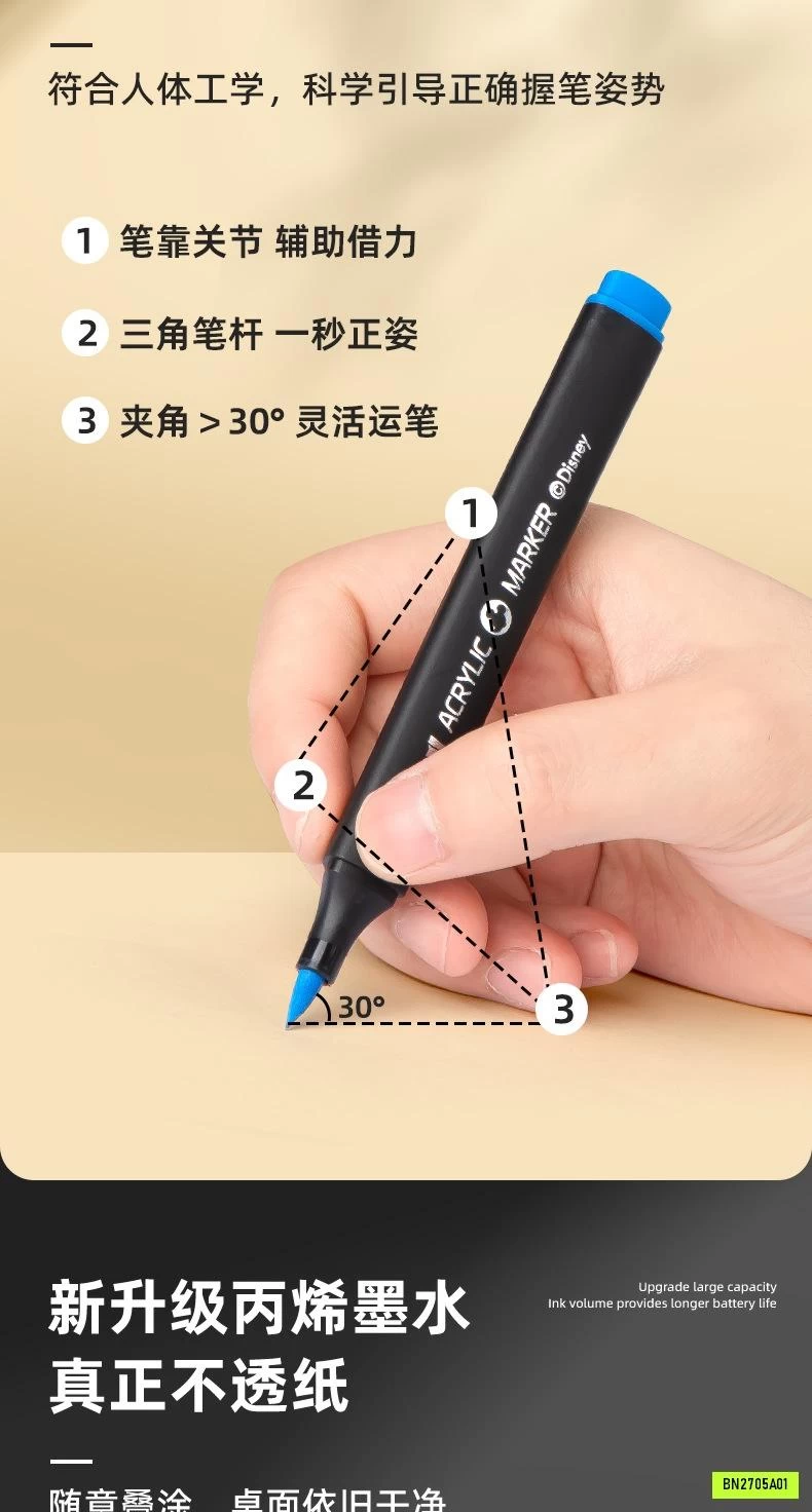 BỘ MÀU ACRYLIC MARKER