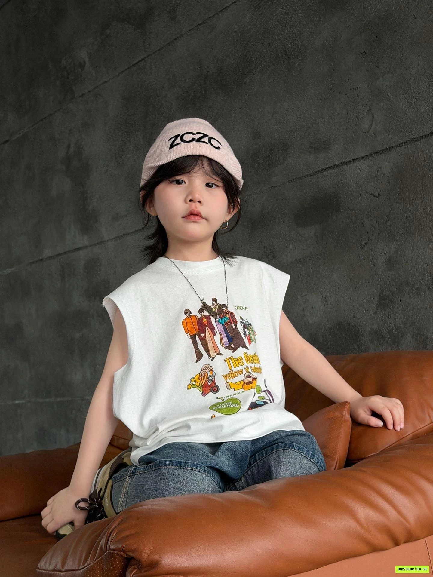 TANKTOP KUTE MIX SHORT JEANS GẤP GẤU