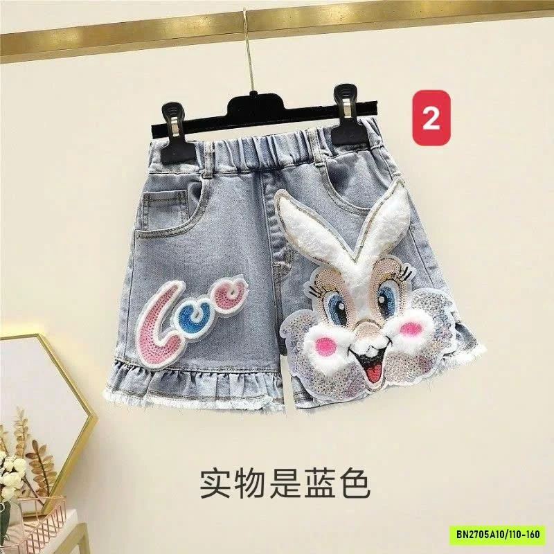 QUẦN SHORT JEANS BÉ GÁI