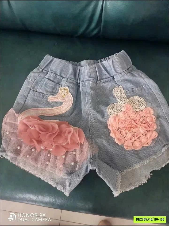 QUẦN SHORT JEANS BÉ GÁI