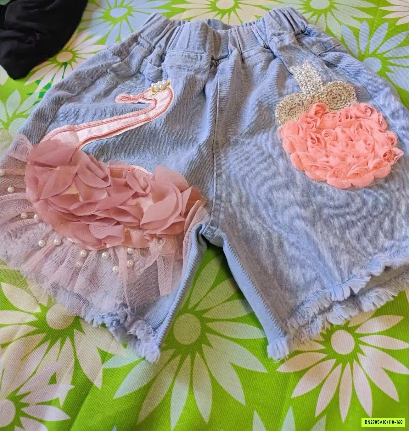 QUẦN SHORT JEANS BÉ GÁI
