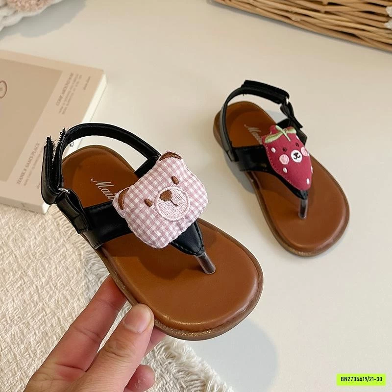 SANDAL XỎ NGÓN GẤU CARO