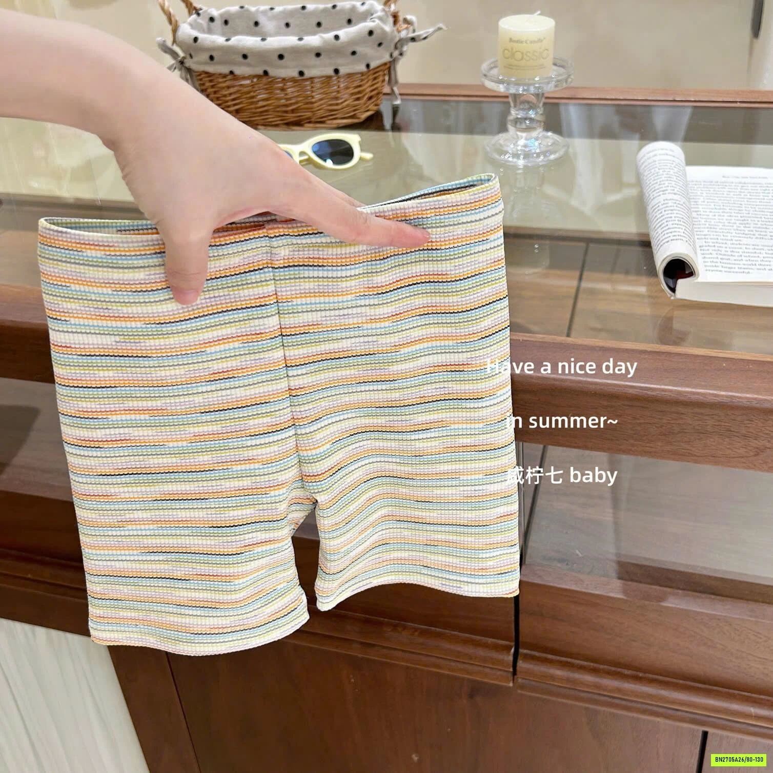 ÁO THUN MIX LEGGING KẺ TBABY