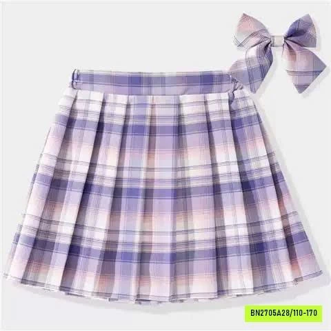 CHÂN VÁY XẾP LY CARO