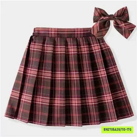CHÂN VÁY XẾP LY CARO