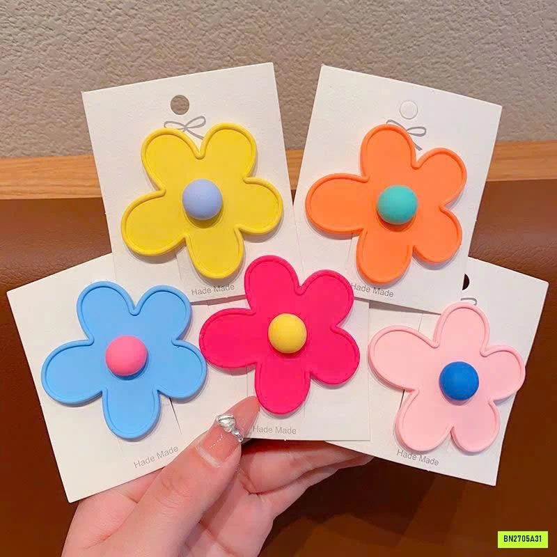 SET 6 KẸP TÓC HOA BÉ GÁI