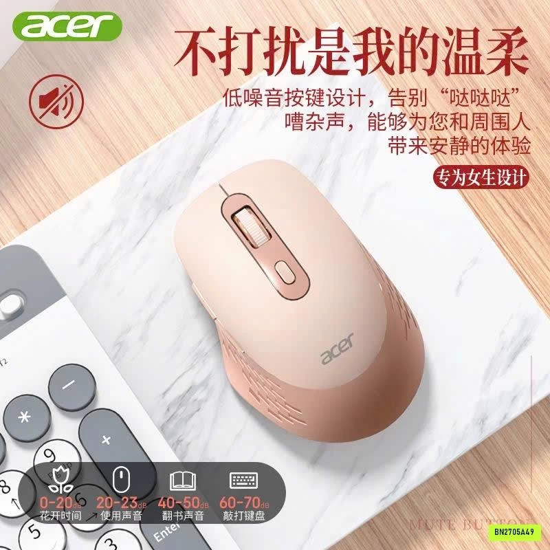 CHUỘT KHÔNG DÂY ACER ROSE GOLD