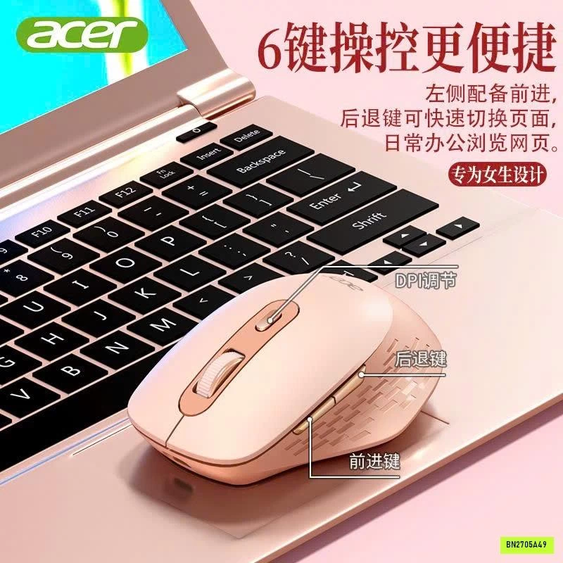 CHUỘT KHÔNG DÂY ACER ROSE GOLD