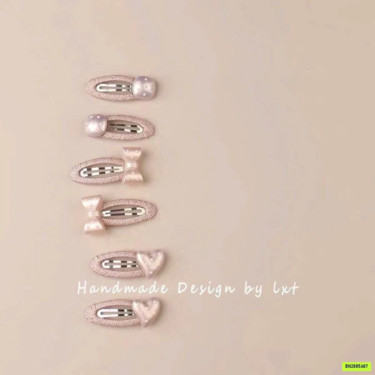 SÉT 12 KẸP TONE HỒNG XINH XẮN