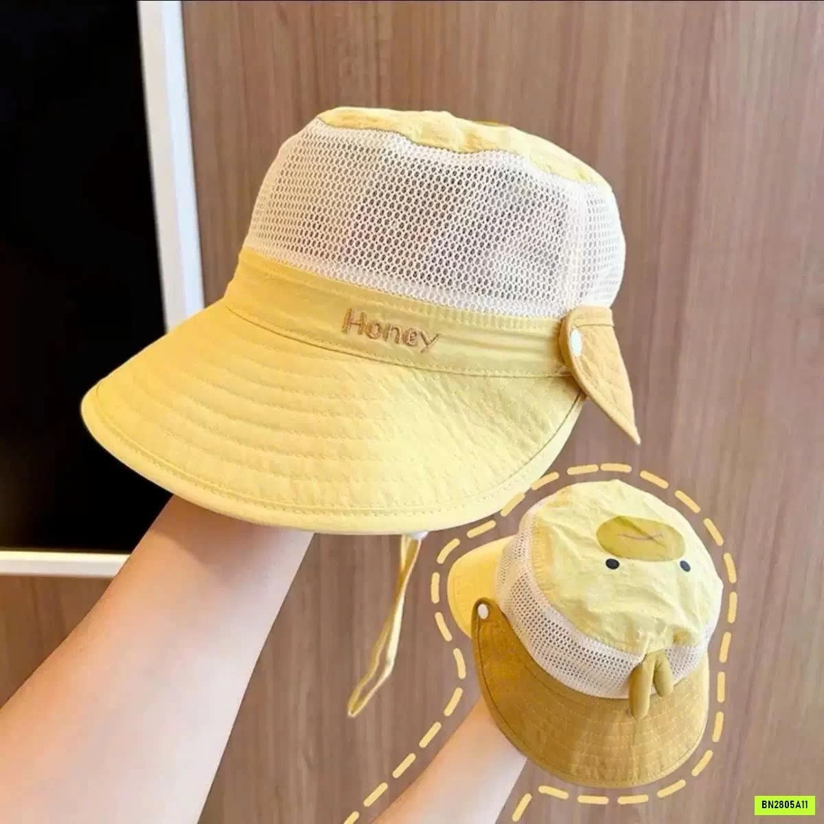 MŨ CHỐNG NẮNG VÀNH RỘNG CHO BÉ