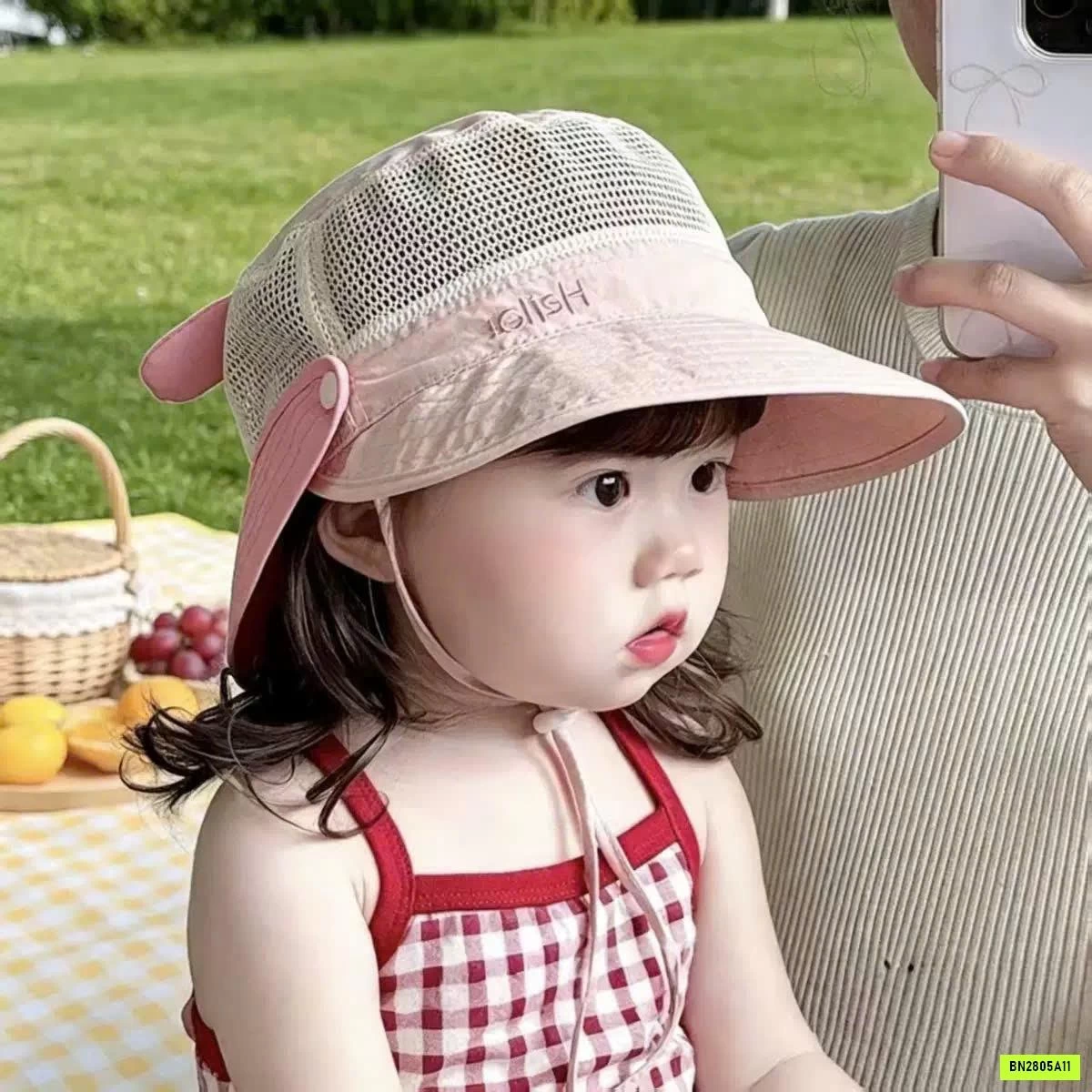 MŨ CHỐNG NẮNG VÀNH RỘNG CHO BÉ