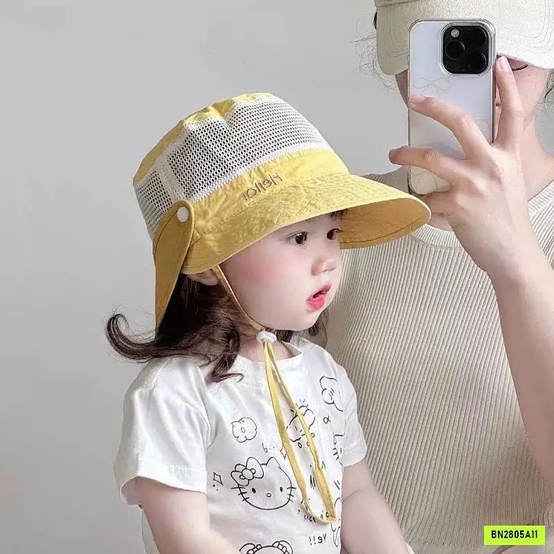 MŨ CHỐNG NẮNG VÀNH RỘNG CHO BÉ