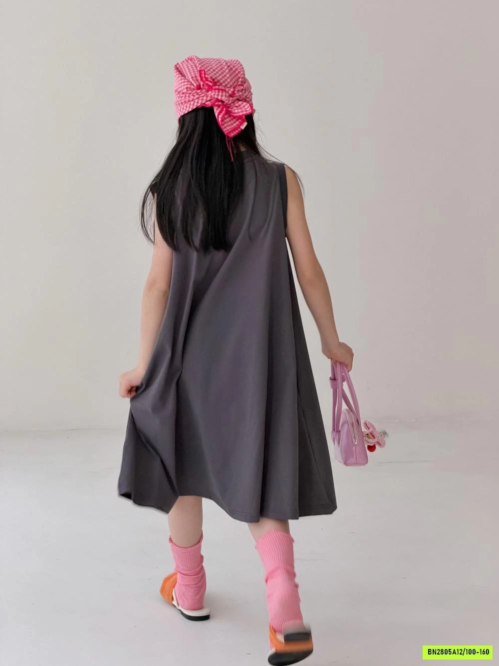ĐẦM COTTON SÁT NÁCH DÁNG XÒE KUMAI
