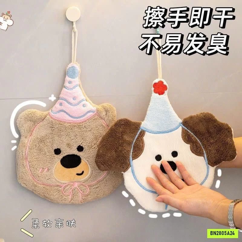 SET 2 KHĂN LAU TAY HOẠT HÌNH DỄ THƯƠNG
