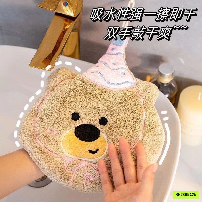 SET 2 KHĂN LAU TAY HOẠT HÌNH DỄ THƯƠNG